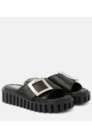 Roger Vivier Mules Viv Go Thick in pelle