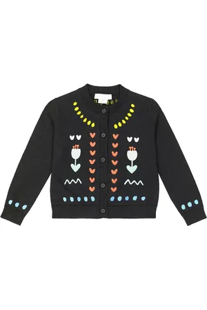 Stella McCartney Cardigan in cotone e lana con ricamo