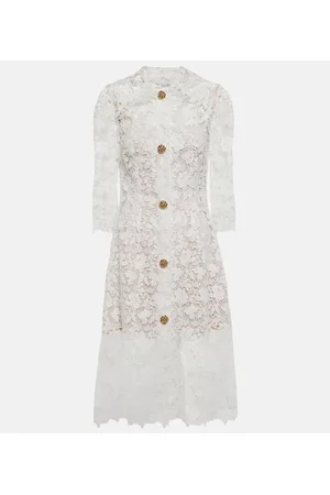 Oscar de la Renta Abito midi in pizzo