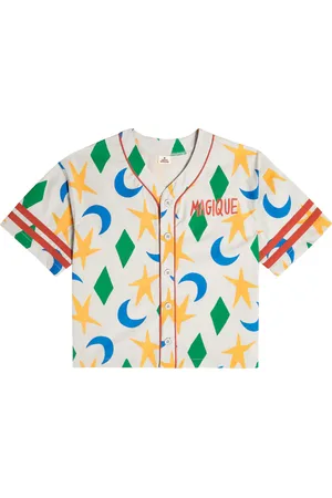 Jelly Mallow Camicia bowling Magique in misto cotone