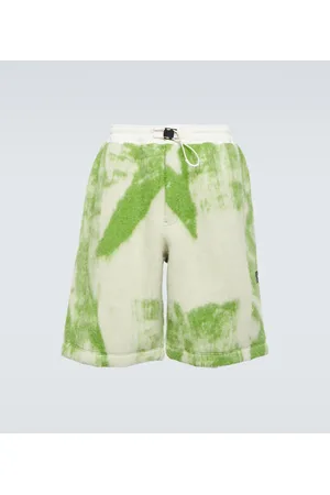 Y-3 Shorts in misto lana con stampa