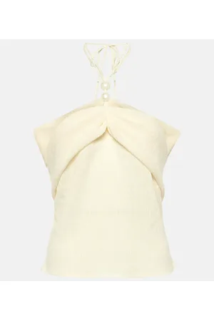 MAGDA BUTRYM Top cropped con scollo all’americana
