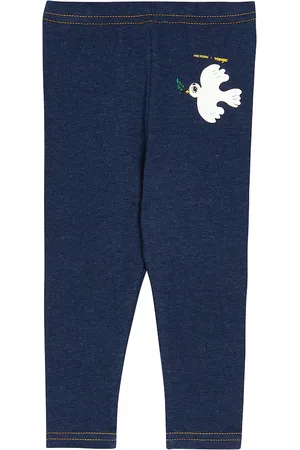 Mini Rodini X Wrangler Baby - Leggings Peace Dove