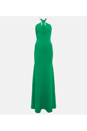 Victoria Beckham Abito lungo con scollo all’americana