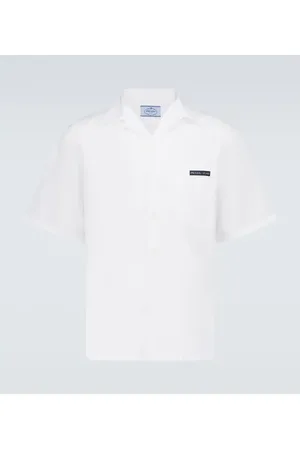 Prada Camicia bowling in popeline di cotone