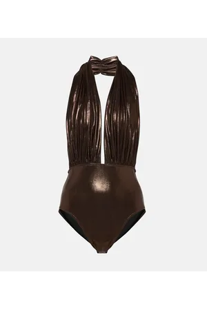 Norma Kamali Costume intero con scollo all’americana