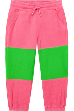 Mini Rodini Pantaloni sportivi in pile con pannelli