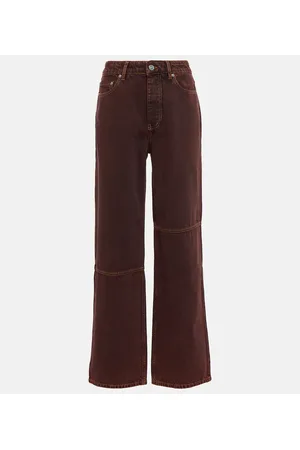 Ganni Jeans regular Izey a vita alta