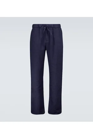 Frescobol Carioca Pantaloni chino in lino e cotone
