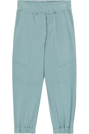 Brunello Cucinelli Pantaloni sportivi in jersey di cotone