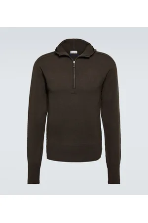 Burberry Pullover in lana con zip
