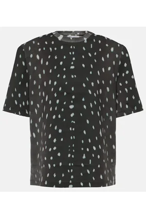 The Attico T-shirt imbottita in cotone con stampa
