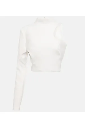 Monot Mônot Top in crêpe con cut-out