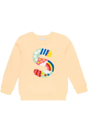 Stella McCartney Felpa in cotone con stampa