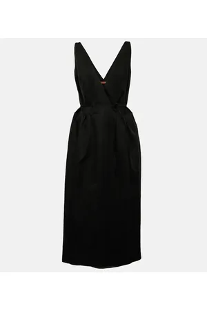 Altuzarra Abito midi Anouk in misto cotone
