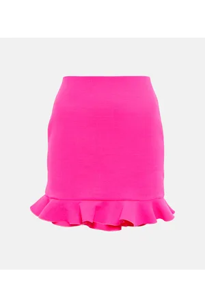 DAVID KOMA Minigonna in misto lana
