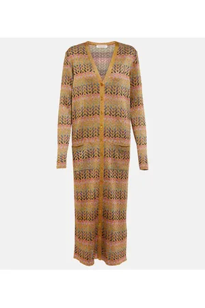 VALENTINO Cardigan in jacquard con lamé