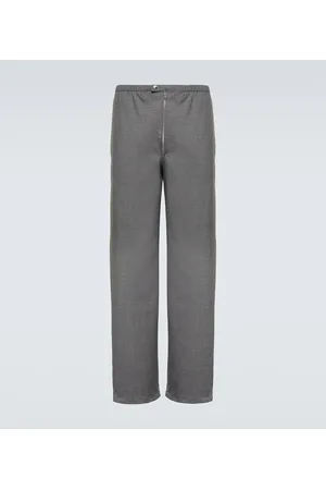 Prada Pantaloni regular in lana vergine
