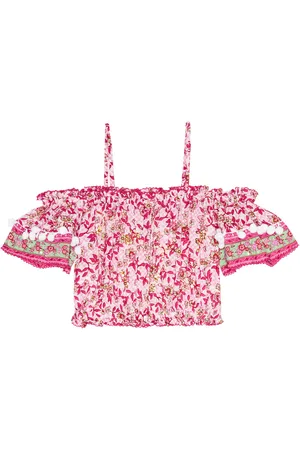 POUPETTE ST BARTH Top Donna con scollo bardot e stampa