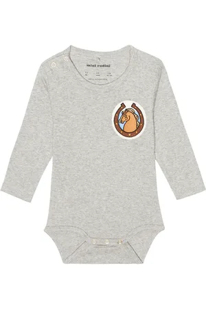 Mini Rodini Tutina in cotone con ricamo