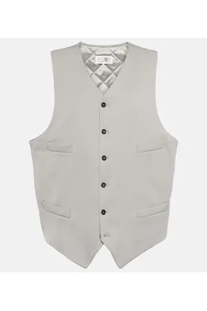 Maison Margiela Gilet oversize in misto lana