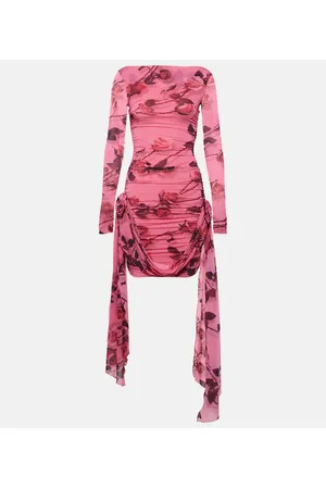 BLUMARINE Miniabito in jersey con stampa