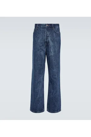 DRIES VAN NOTEN Jeans a gamba larga