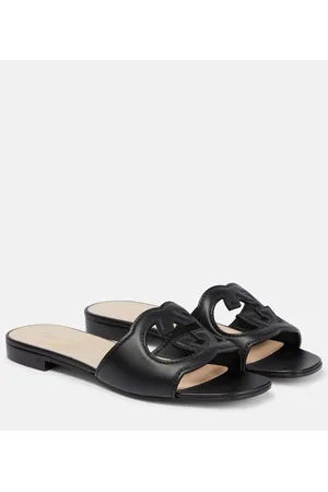 Gucci Sandali Interlocking G in pelle