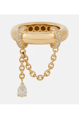 Rainbow K Anello Elysabeth in 18kt con diamanti