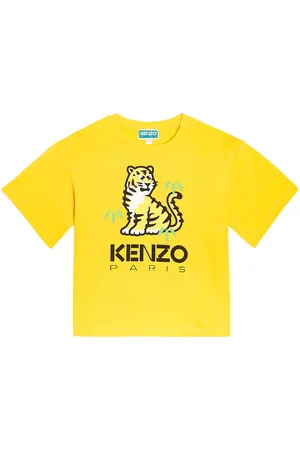 Kenzo T-shirt in jersey di cotone con stampa