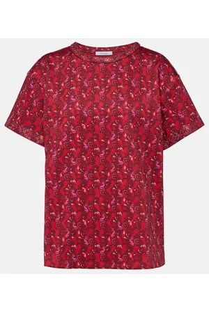 Max Mara T-shirt Oidio in jersey con stampa