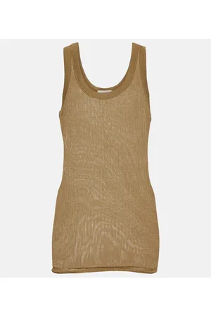 LEMAIRE Tank top in jersey di seta