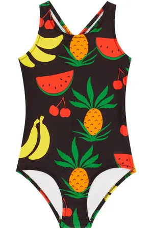 Mini Rodini Costume intero Fruits con stampa