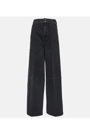 Khaite Jeans Isla a vita alta e gamba larga