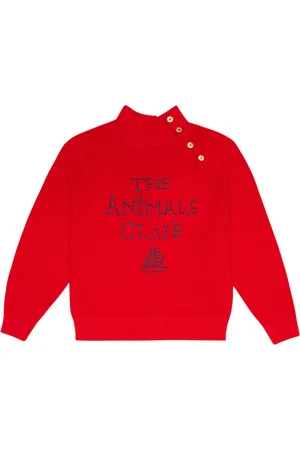 The Animals Observatory Pullover Raven in cotone