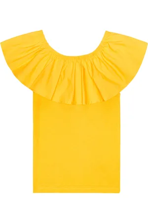 Molo Top Reca in cotone con ruches