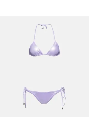 The Attico Bikini metallizzato