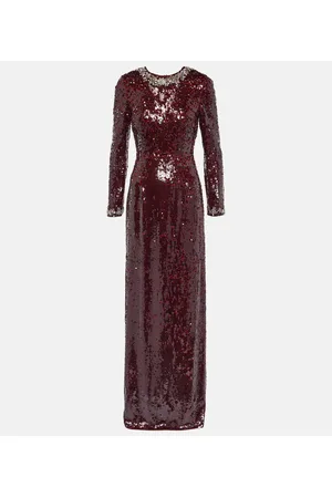 Erdem Abito lungo Yoanna con paillettes