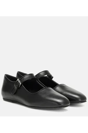 The Row Ballerine Ava in pelle