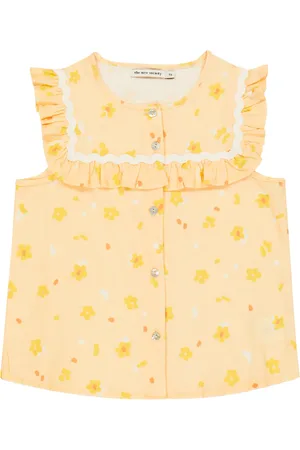 The New Society Top Limoncello in lino e cotone