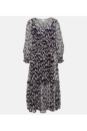 Velvet Abito midi Kendra in georgette