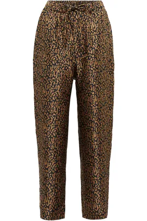 Nanushka Pantaloni in seta con stampa