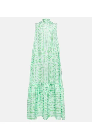 ASCENO Abito lungo Oslo in twill di seta