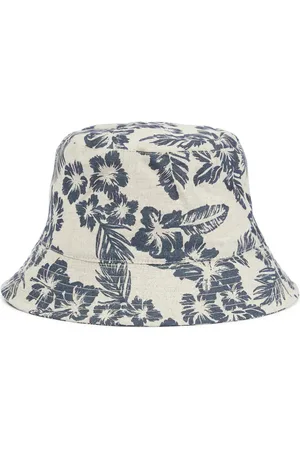 The New Society Cappello da pescatore in cotone e lino