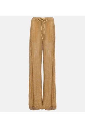 LAQUAN SMITH Pantaloni con paillettes