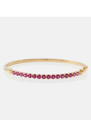 Melissa Kaye Bracciale Lenox in oro 18kt con zaffiri