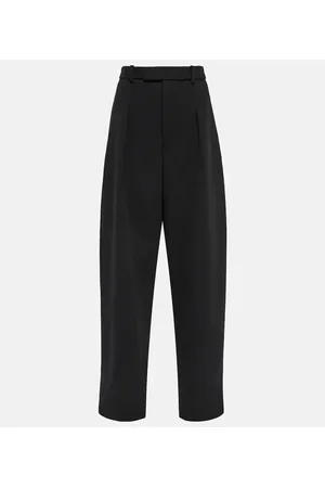 WARDROBE.NYC X Hailey Bieber - Pantaloni HB in lana a gamba larga