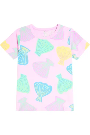 Stella McCartney T-shirt in jersey di cotone con stampa