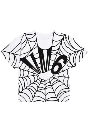 Maison Margiela T-shirt in jersey di cotone con stampa