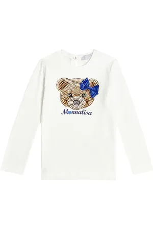 MONNALISA Top in jersey di cotone